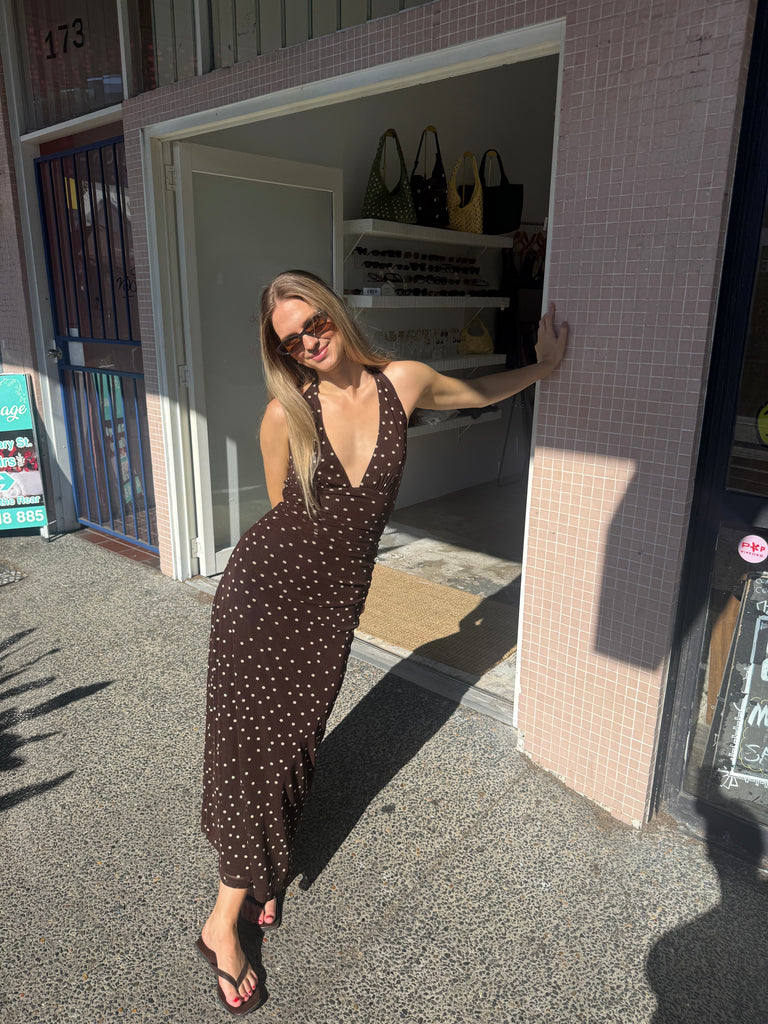 knee length dresses for ladies Mon Renn Trace Knit Midi Dress in Sage  Hills Shire Hire